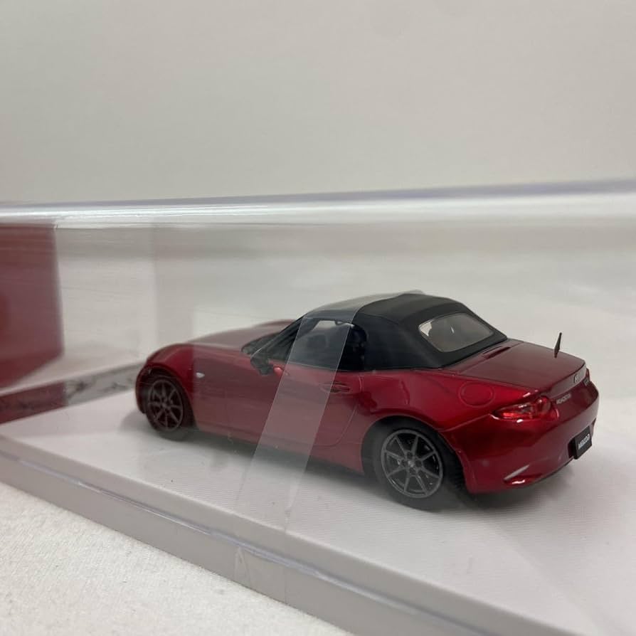 ミニカー　マツダNDロードスター マツダエース　ソウルレッドプレミアムメタリック Amazon | マツダエース 特注 1/64 マツダ ロードスター ND